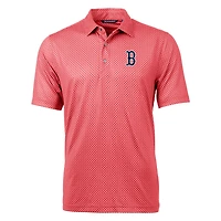 Polo homme Cutter & Buck Cardinal Boston Red Sox Pike Banner Print