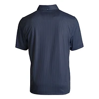 Polo extensible recyclé à imprimé Pike Eco Symmetry pour homme, bleu marine, des Boston Red Sox, de coupe Cutter & Buck, taille grande et