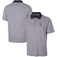 Polo extensible à rayures ton sur bleu marine des Boston Red Sox pour homme Cutter & Buck