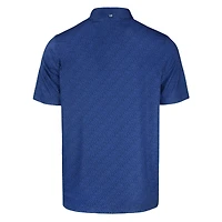 Polo extensible recyclé bleu marine Boston Red Sox Pike Eco Pebble Print pour homme Cutter & Buck