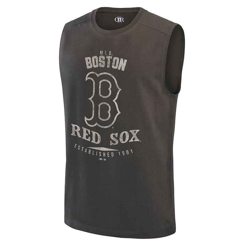 Débardeur homme Darius Rucker Collection par Fanatics, couleur anthracite, Boston Red Sox