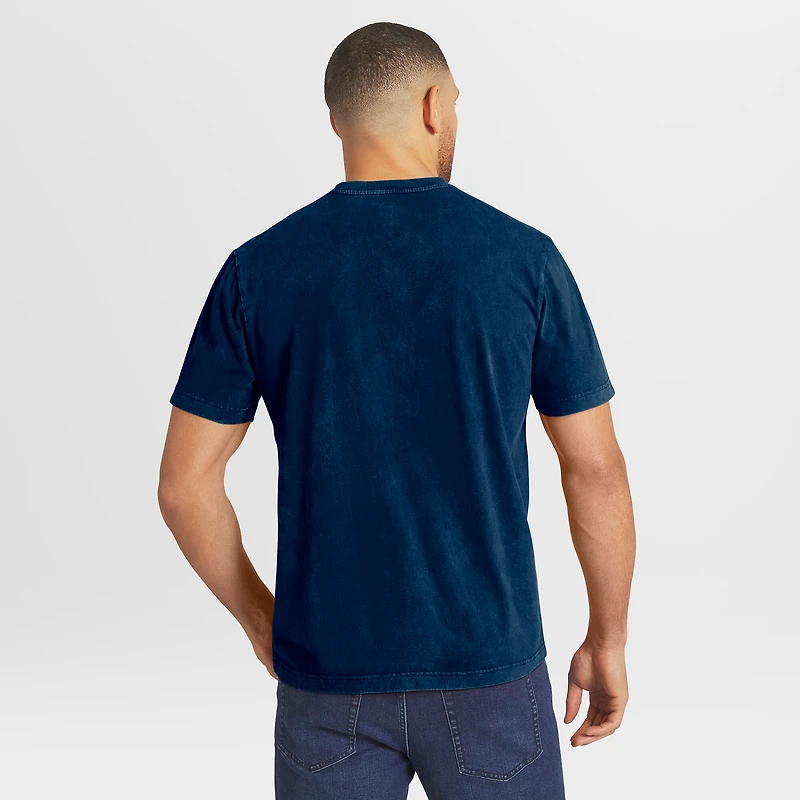 T-shirt Henley délavé bleu marine Boston Red Sox de la collection Darius Rucker pour homme par Fanatics