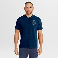T-shirt Henley délavé bleu marine Boston Red Sox de la collection Darius Rucker pour homme par Fanatics
