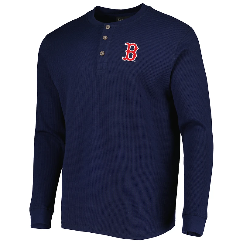 T-shirt à manches longues Dunbrooke Boston Red Sox pour homme, bleu marine Maverick