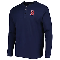 T-shirt à manches longues Dunbrooke Boston Red Sox pour homme, bleu marine Maverick