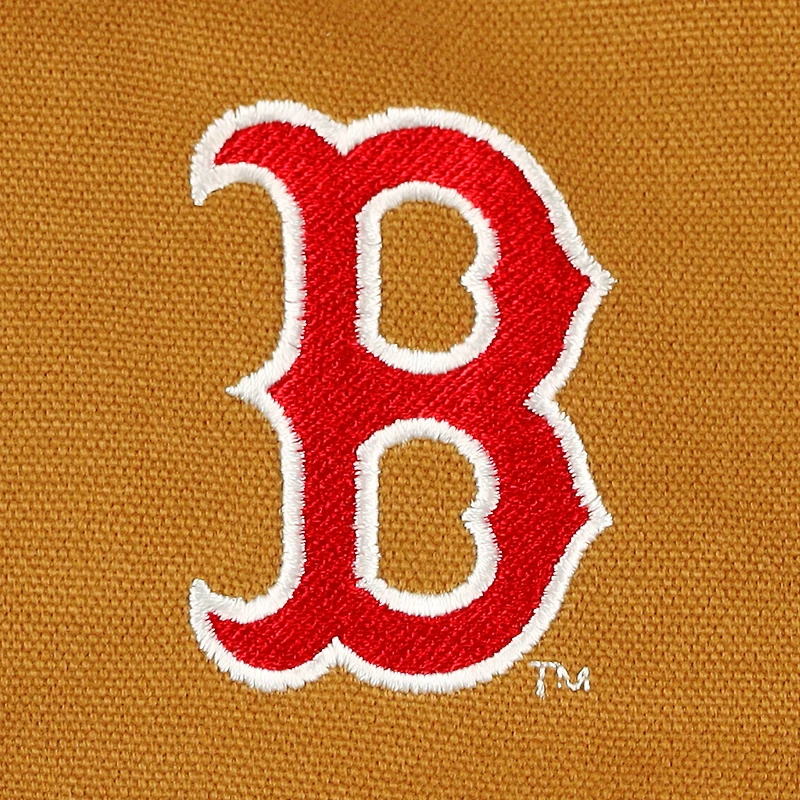 Men's Dunbrooke Brown Boston Red Sox Dakota Work Full-Zip Hoodie Jacket