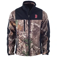 Veste softshell zippée intégrale Dunbrooke Camo Boston Red Sox Hunter pour homme