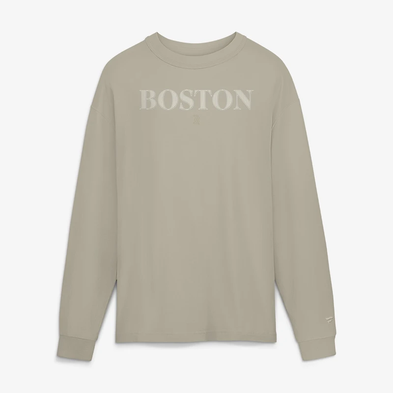 T-shirt à manches longues Fanatics beige Boston Red Sox Elements pour homme