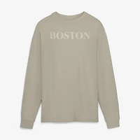 T-shirt à manches longues Fanatics beige Boston Red Sox Elements pour homme