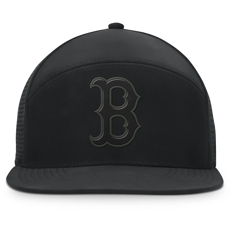 Casquette snapback Boston Red Sox Horizon Fanatics noire pour homme
