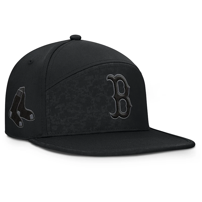 Casquette ajustable Fanatics noire des Red Sox de Boston pour homme