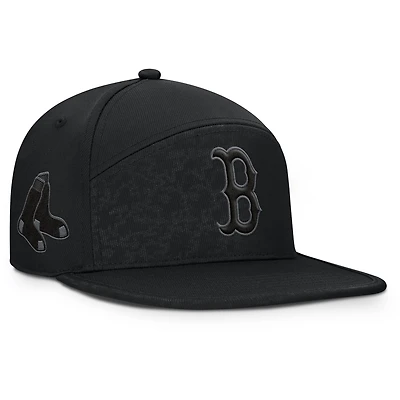 Casquette ajustable Fanatics noire des Red Sox de Boston pour homme