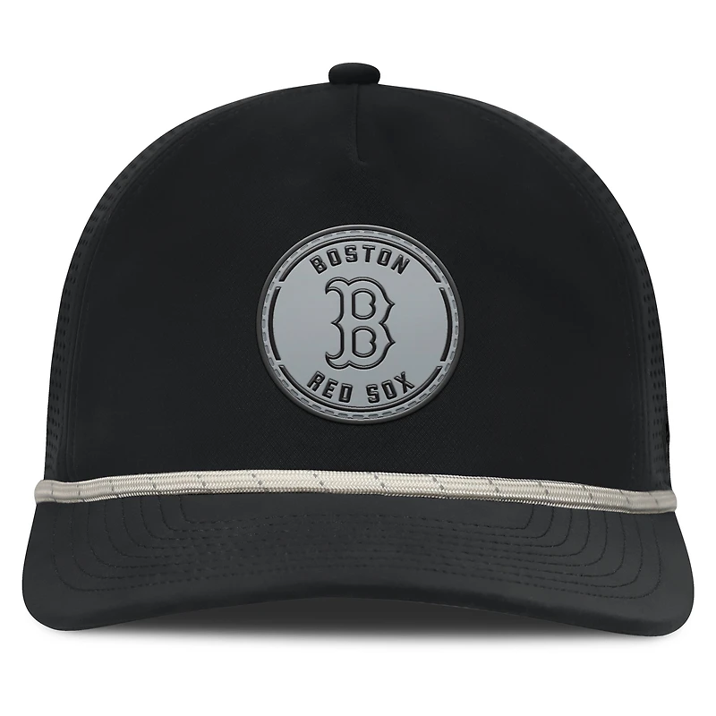 Casquette ajustable Fanatics noire Boston Red Sox Signature A-Frame pour homme