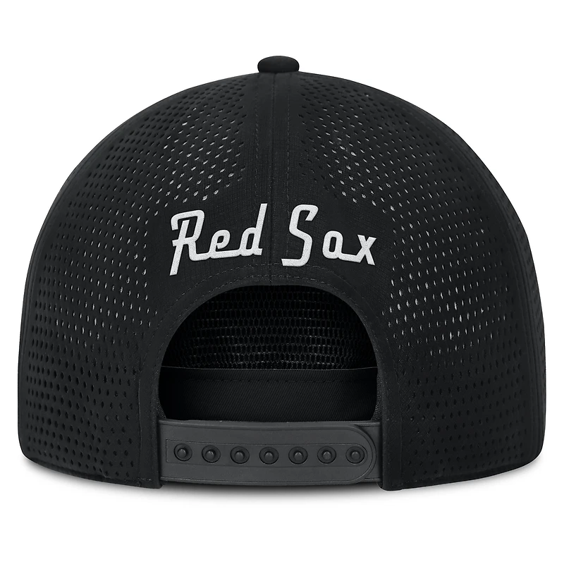 Casquette ajustable Fanatics noire Boston Red Sox Signature A-Frame pour homme