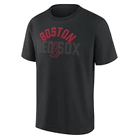 Men's Fanatics  Boston Red Sox Black Out Heavyweight T-Shirt
