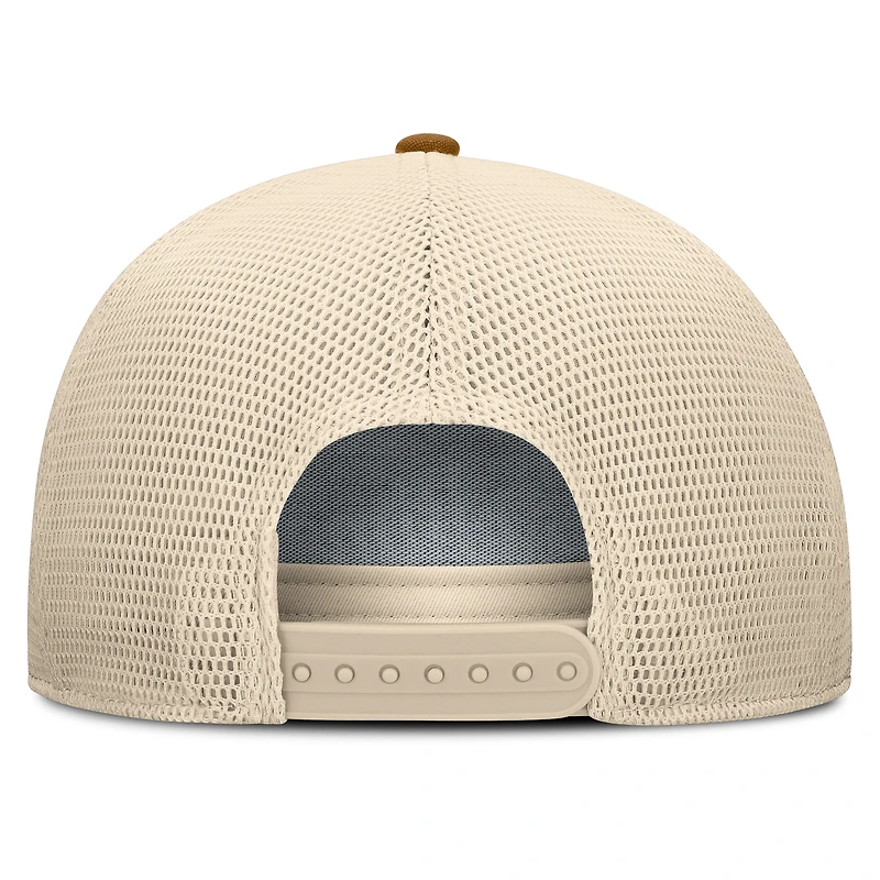 Men's Fanatics Brown Boston Red Sox A-Frame Trucker Adjustable Hat