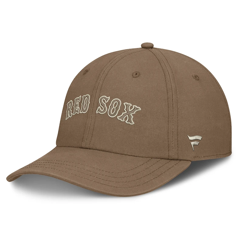 Casquette ajustable Fanatics marron Boston Red Sox Level Up Herth pour homme