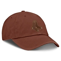 Casquette ajustable Fanatics marron Boston Red Sox pour homme