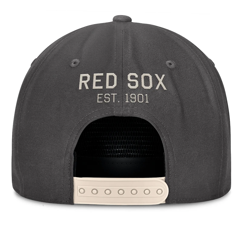 Men's Fanatics Charcoal Boston Red Sox Closer Adjustable Hat