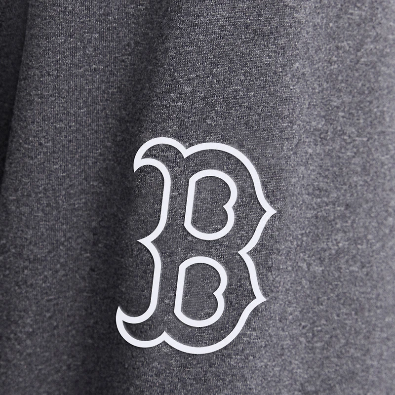 T-shirt à capuche manches longues Fanatics Charcoal Boston Red Sox Clutch pour homme