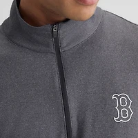 Pull à col zippé Fanatics Charcoal Boston Red Sox pour homme