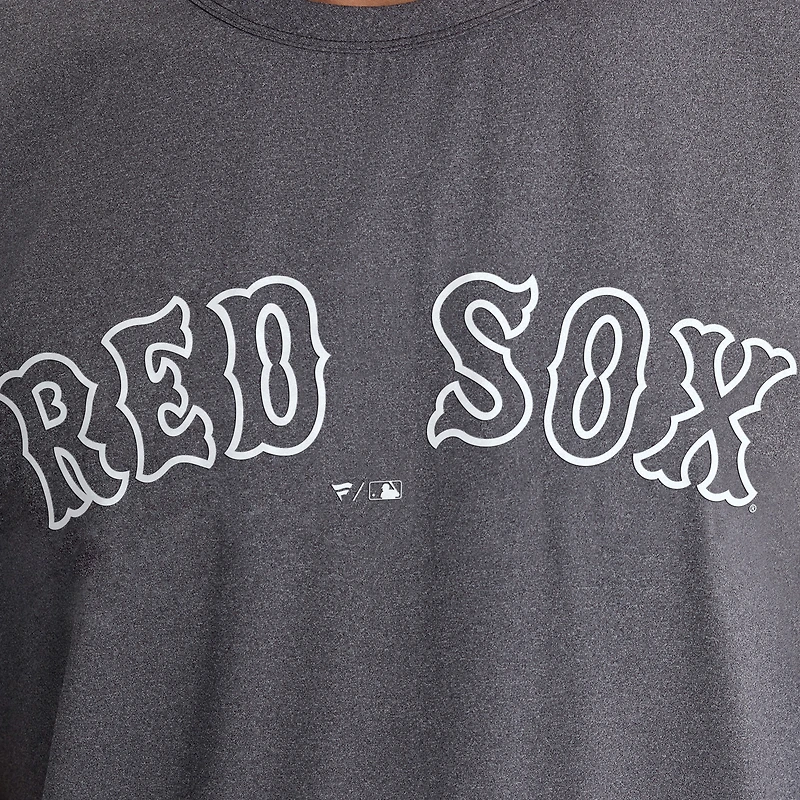 T-shirt Fanatics Charcoal Boston Red Sox Clutch Winning Edge pour homme