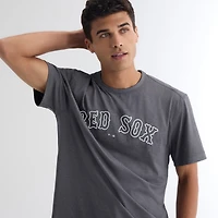 Men's Fanatics Charcoal Boston Red Sox Clutch Winning Edge T-Shirt