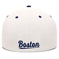 Casquette ajustée Fanatics pour homme crème/bleu marine des Red Sox de Boston