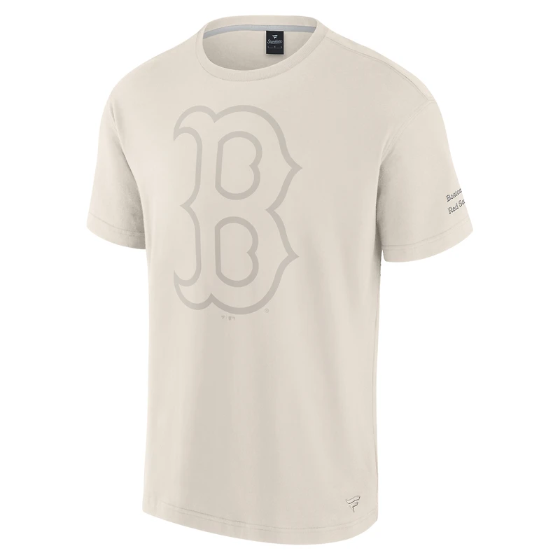 T-shirt emblématique des Red Sox de Boston pour hommes Fanatics Cream Elements