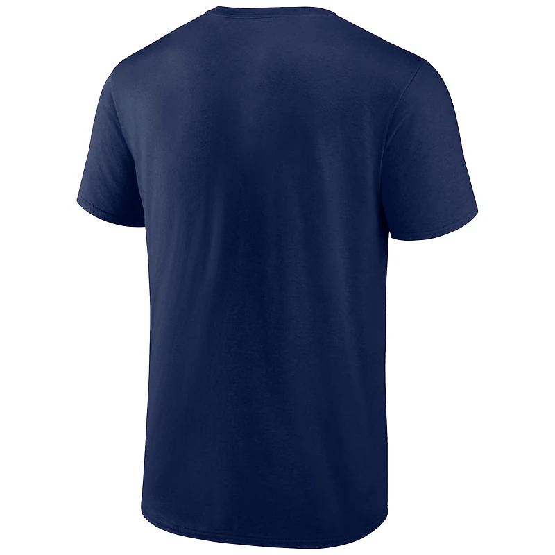 T-shirt graphique Big Papi Fanatics David Ortiz pour hommes, bleu marine, Boston Red Sox