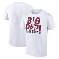 Men's Fanatics David Ortiz White Boston Red Sox Cooperstown Collection Player T-Shirt