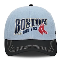 Casquette ajustable Fanatics Denim Boston Red Sox Retire pour homme