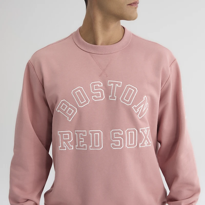 Men's Fanatics Faded Rose Boston Red Sox Iconic Terry Sweatshirt