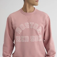 Men's Fanatics Faded Rose Boston Red Sox Iconic Terry Sweatshirt
