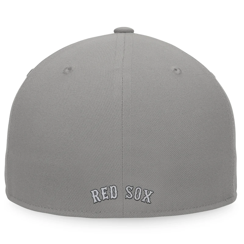 Casquette ajustée Dugout Boston Red Sox Fanatics pour hommes, gris
