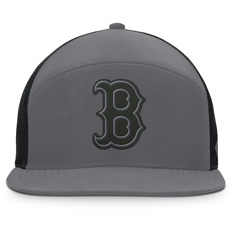 Casquette ajustable Fairweather Boston Red Sox gris Fanatics pour homme