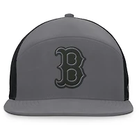 Casquette ajustable Fairweather Boston Red Sox gris Fanatics pour homme