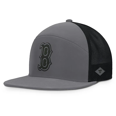 Men's Fanatics Gray Boston Red Sox Fairweather Adjustable Hat