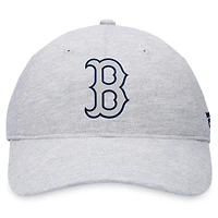 Men's Fanatics Gray Boston Red Sox Logo Adjustable Hat