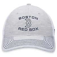 Casquette réglable gris Boston Red Sox Trucker Fanatics pour hommes