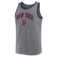Débardeur primaire Fanatics gris chiné pour hommes des Red Sox de Boston