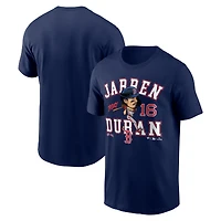 Men's Fanatics Jarren Duran Navy Boston Red Sox Hometown Caricature T-Shirt