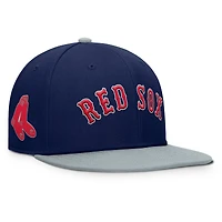 Casquette ajustée Fanatics bleu marine/gris des Boston Red Sox pour homme