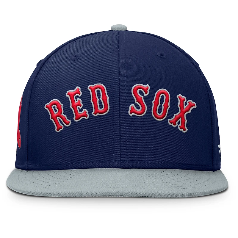 Men's Fanatics  Navy/Gray Boston Red Sox Yard Fitted Hat