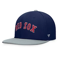 Men's Fanatics  Navy/Gray Boston Red Sox Yard Fitted Hat