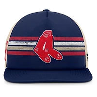 Men's Fanatics Navy/Natural Boston Red Sox Cooperstown Collection Powers Snapback Hat