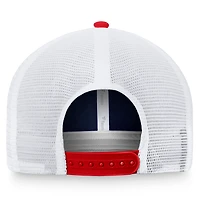 Men's Fanatics Navy/Red Boston Red Sox Two-Tone Patch Trucker Adjustable Hat