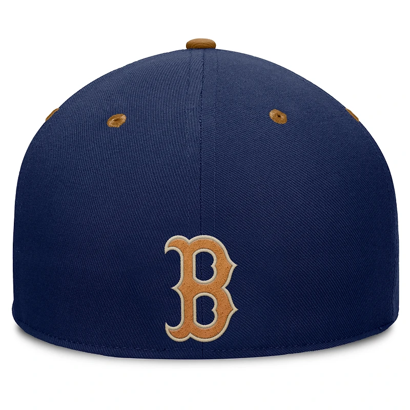 Casquette ajustée Splinter pour homme, bleu marine/beige, Boston Red Sox