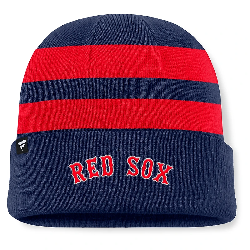 Men's Fanatics Navy Boston Red Sox Baseline Cuffed Knit Hat