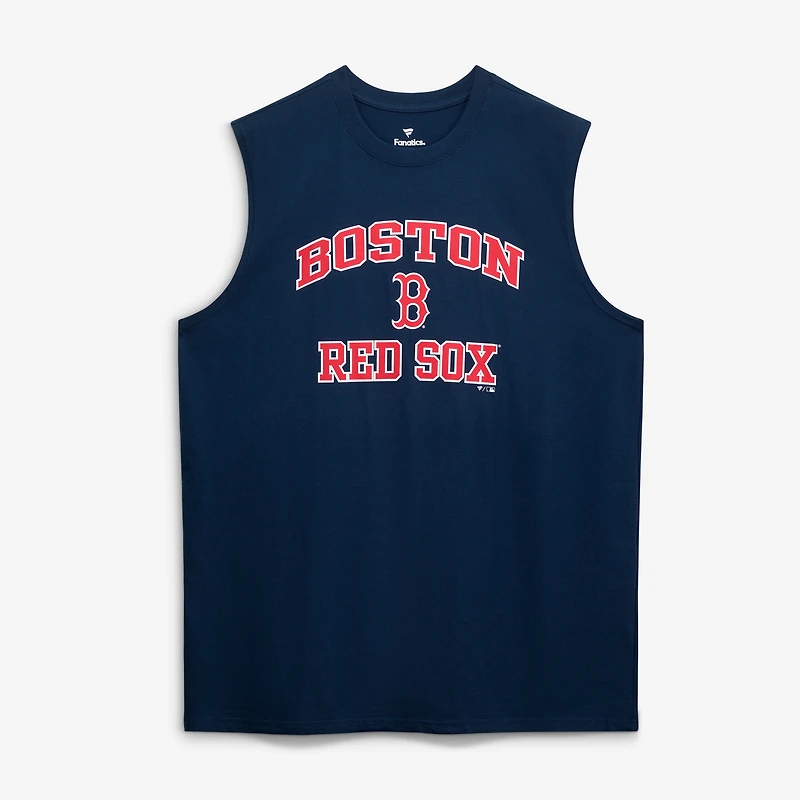 Men's Fanatics  Navy Boston Red Sox Big & Tall Heart Soul Muscle Tank Top